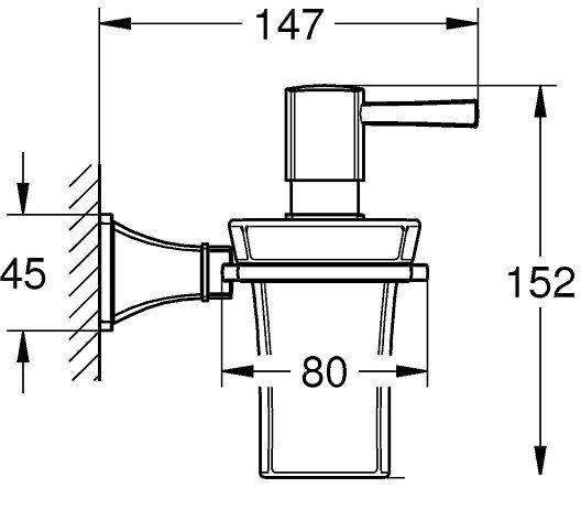 Дозатор для жидкого мыла Grohe Grandera 40627000