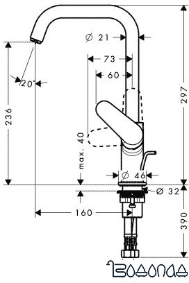 Смеситель Hansgrohe Focus E2 31609000