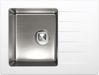 Кухонная мойка Tolero TTS-660 (белый 923)