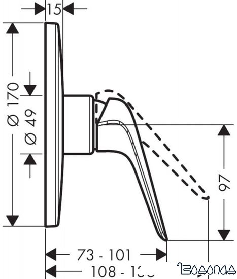 Смеситель Hansgrohe Novus 71066000