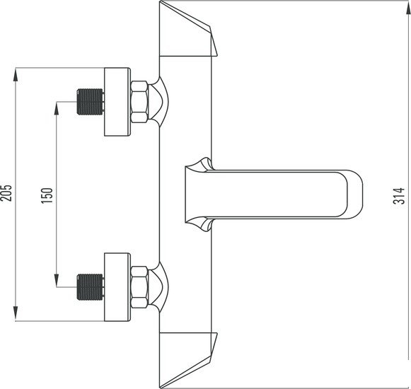 Смеситель Deante Arnika BQA N10M фото 3