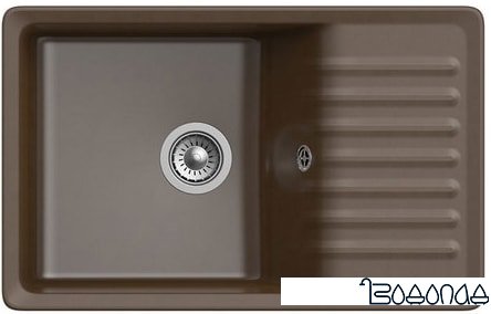 Кухонная мойка GranFest QUARZ GF-ZW73 (терракот) Кухонная мойка GranFest QUARZ GF-ZW73 (терракот)