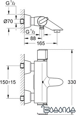 Смеситель Grohe Grohtherm 2000 34174000