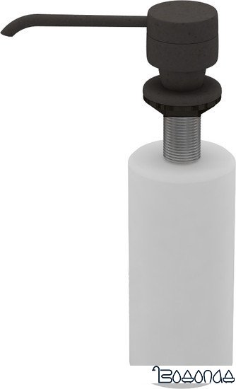 Дозатор для жидкого мыла Polygran Черный 16 фото 1