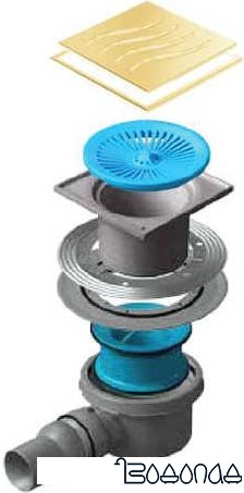 Трап/канал Pestan Confluo Standard Tide 1 Gold