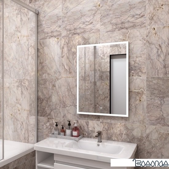 Континент Frame White Led 60x80