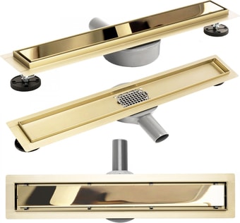 Трап/канал Rea Pure Neo Pro 700 N (зеркальный золотой)