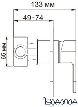 Смеситель Wasserkraft Donau 5351
