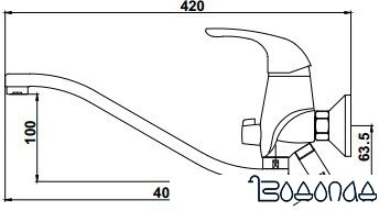 Смеситель Kaiser Safira [15055]