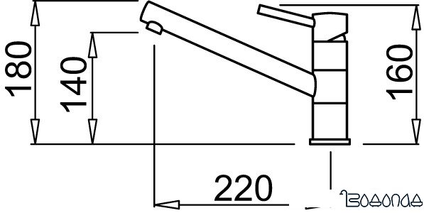 Смеситель Elleci Teseo G68 Bianco Titano фото 2