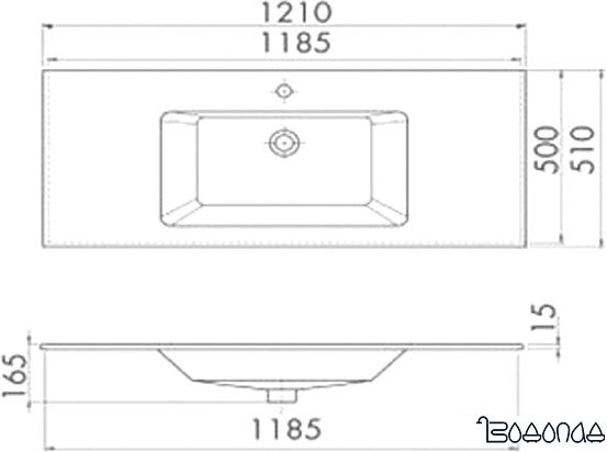 Умывальник Smile Ibiza 050600-u-01