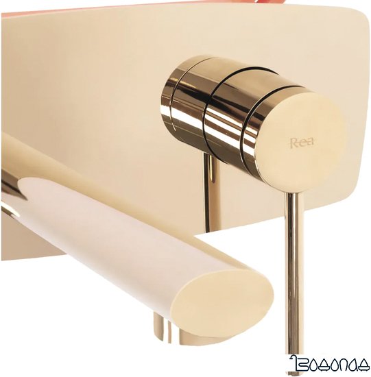 Смеситель Rea Oval B5125 (светлое золото) фото 4