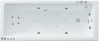 Ванна Triton Аура гидромассажная 170х70 Премиум
