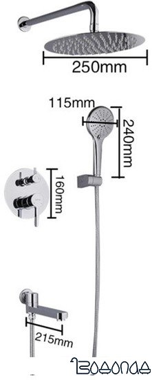 Душевая система Gappo G7104 фото 2