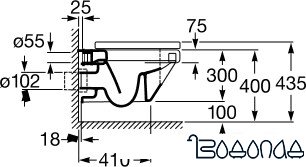 Унитаз Roca Dama (346787000) без крышки фото 4
