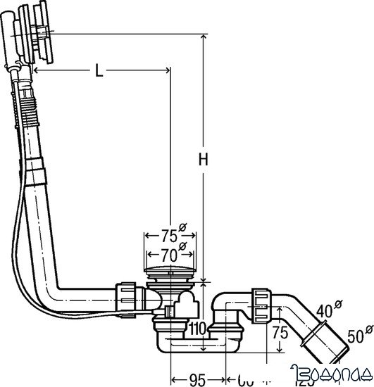 Сифон Viega Multiplex Trio Visign MT5 6149.10 699055