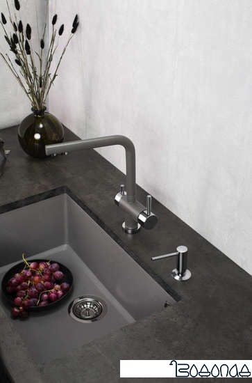 Кухонная мойка Omoikiri Tedori 66-U GR (leningrad grey) фото 4