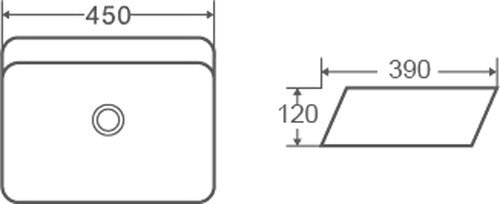 Умывальник CeramaLux 2242