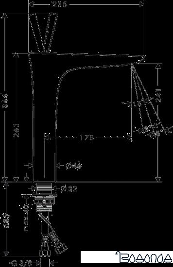 Смеситель Hansgrohe PuraVida 15072400