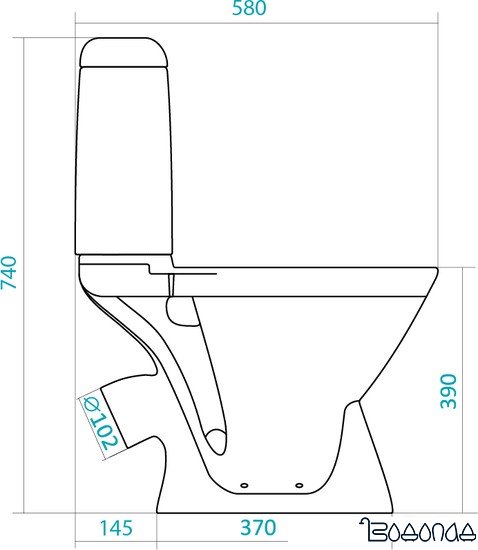 Унитаз Santek Римини (1WH302130)