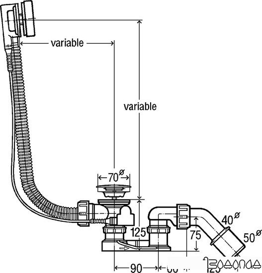 Сифон Viega Simplex 285357