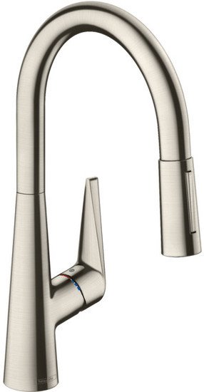 Смеситель Hansgrohe Talis S 72813800 (нержавеющая сталь)