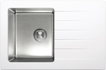 Кухонная мойка Tolero TTS-760 (белый 923)