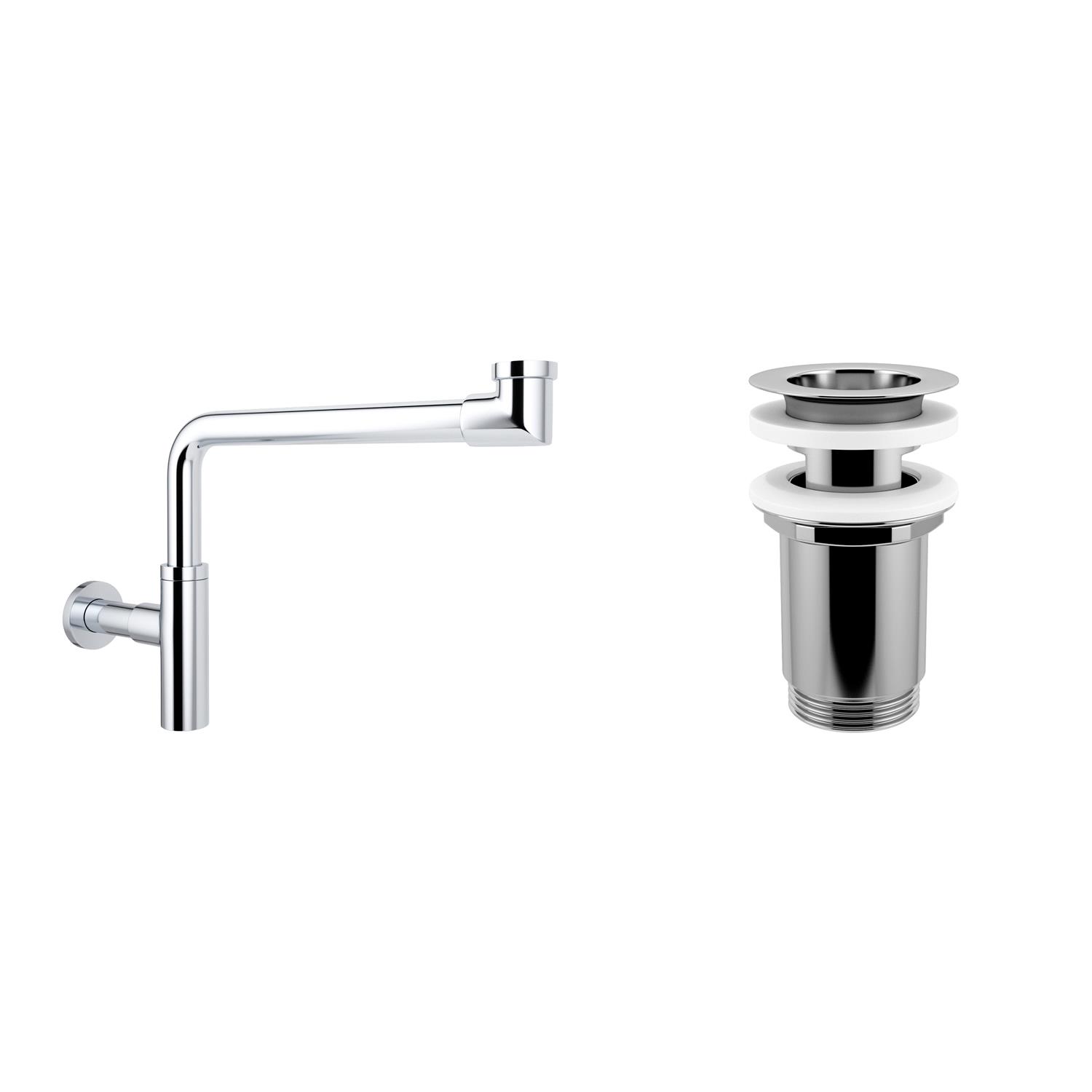 Цельнолатунная конструкция сифона Wellsee