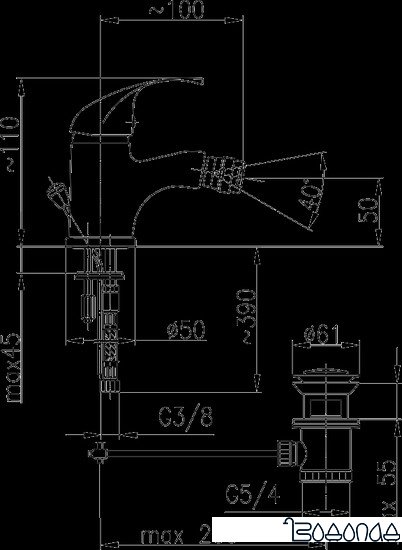 Смеситель Armatura Ekokran [5517-055-00]