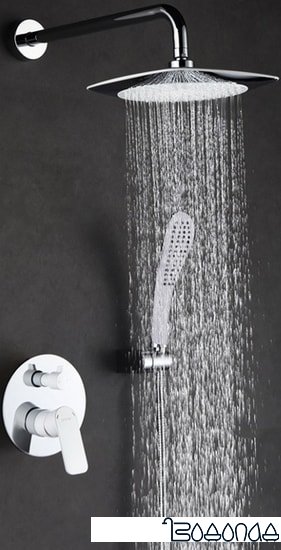 Душевая система Gappo G7148-8 (хром/белый) фото 1