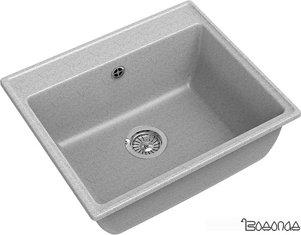 Кухонная мойка GranFest GF-V-580 (серый)