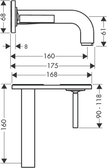 Смеситель Axor Citterio 39112000