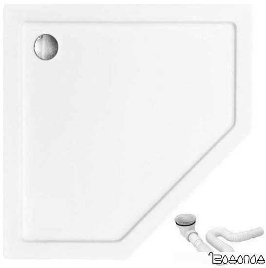 Душевой поддон Rea Diamond 80x80 (белый)