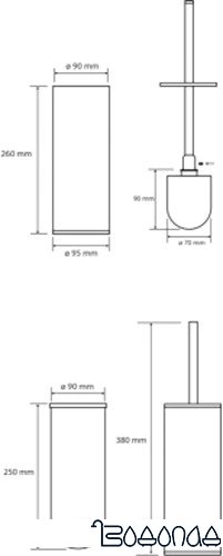 Ершик для унитаза Bemeta Omega 102313057 фото 2
