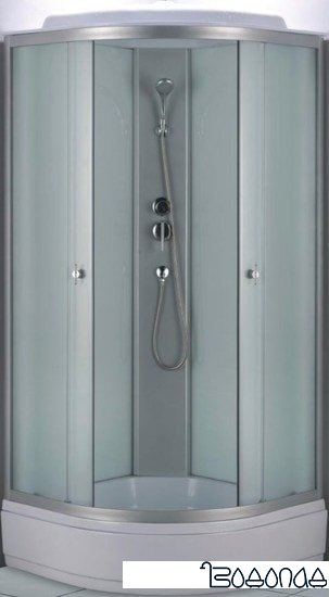 Душевая кабина Coliseum ТМ 985 90x90 (белый/матовое стекло)