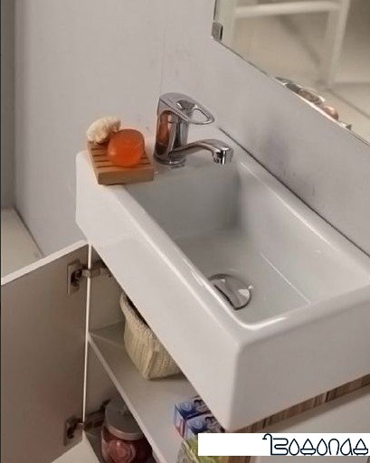 Мебель для ванных комнат Акватон Тумба с умывальником Эклипс М 46 1A1728K1EK49L