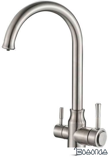 Смеситель ZorG SH 763 (нержавеющая сталь)