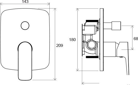 Смеситель Ravak Classic-CL 065.00 [X070088]
