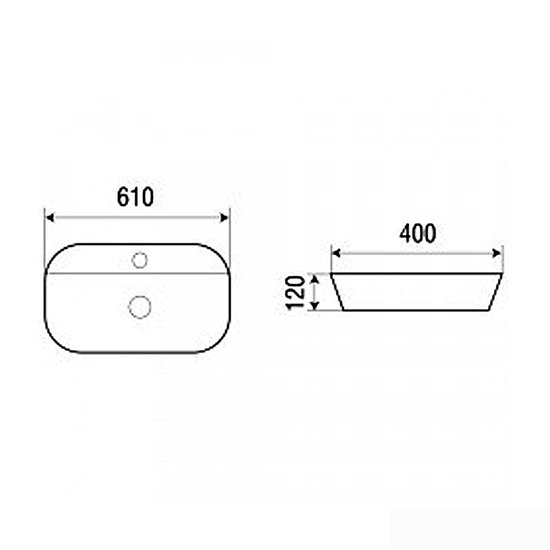 Умывальник Azario AZ-2203