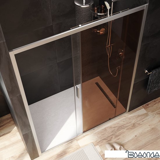 Душевая дверь AM.PM Gem Solo W90G-150-1-195MBr