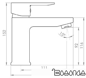 Смеситель Inan Kehribar M2302 фото 2