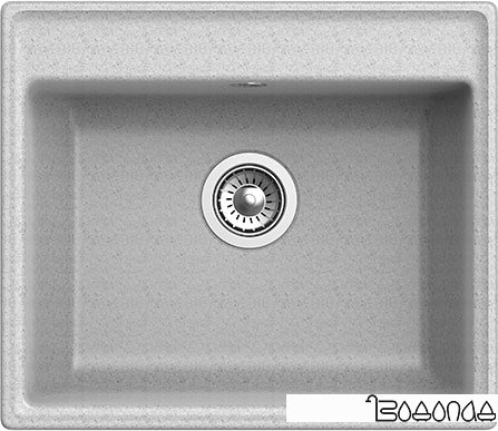 Кухонная мойка GranFest GF-V-580 (серый)