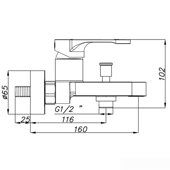Смеситель Azario Viano AZ-15830501