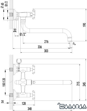 Смеситель Lemark Practica LM7551C фото 2