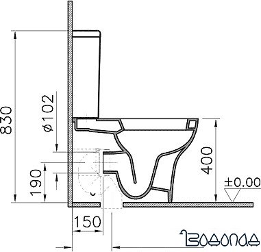 Унитаз Vitra Zentrum [9012B003-7202] фото 4