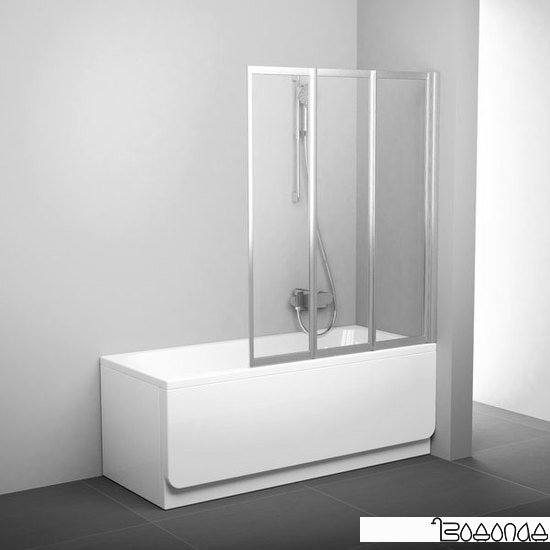 Шторка Ravak VS3 130x140 (белый/rain)