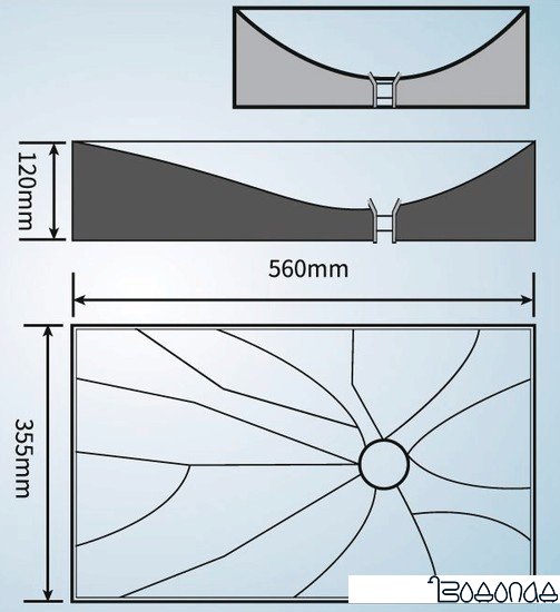 Умывальник Gid N9461 (белый)