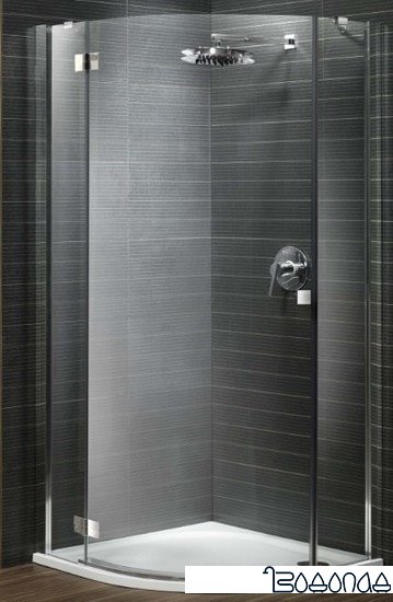 Душевой уголок Radaway Almatea PDJ 90x90 L (коричневое стекло)