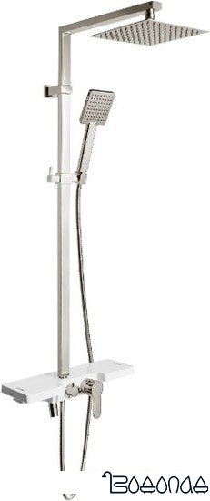 Душевая система Rea Lucas REA-P0221 (хром/белый) фото 1