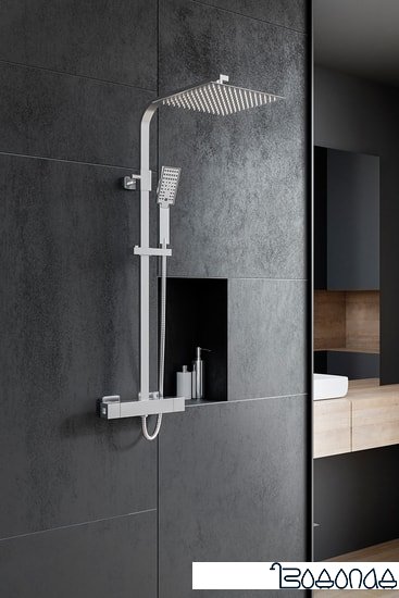 Душевая система Laveo Kvadrato PLQ 00TD фото 4